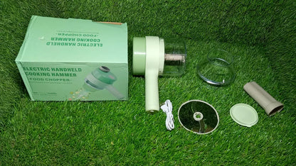 4 in 1 electric handheld cooking hammer vegetable cutter fruit slicer