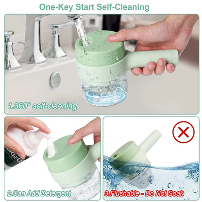4 in 1 electric handheld cooking hammer vegetable cutter fruit slicer