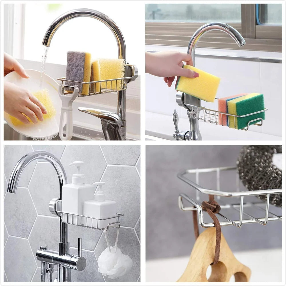Stainless Steel Kitchen Sink Storage Organizer