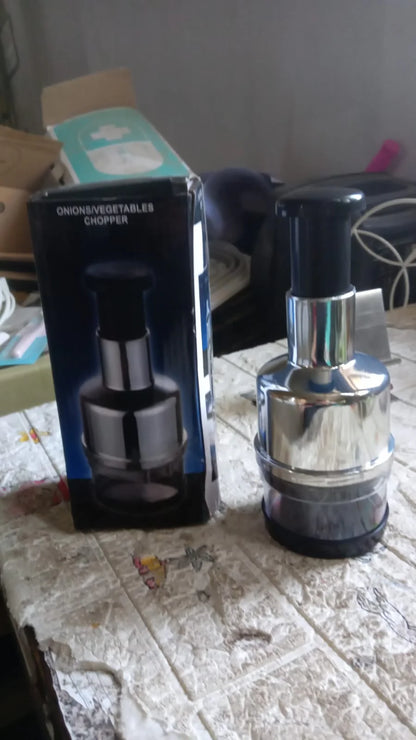 Stainless steel food cutter & chopper for vegetables and nuts