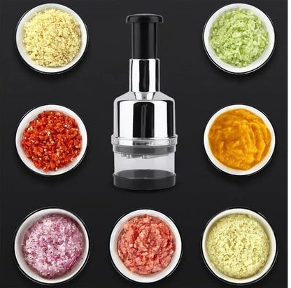 Stainless steel food cutter & chopper for vegetables and nuts
