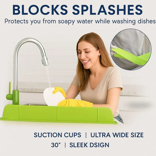 Silicone Sink Splash Guard For Kitchen (48 Cm)