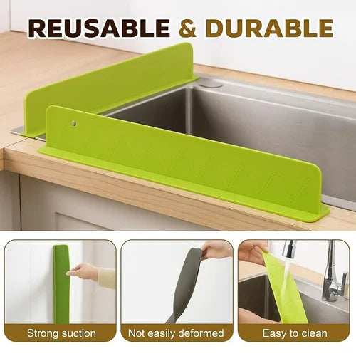 Silicone Sink Splash Guard For Kitchen (48 Cm)